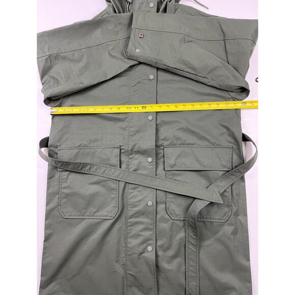 Gap Oversized Unlined Military Parka Water Repellent Green Size Small Oversized - Picture 8 of 11